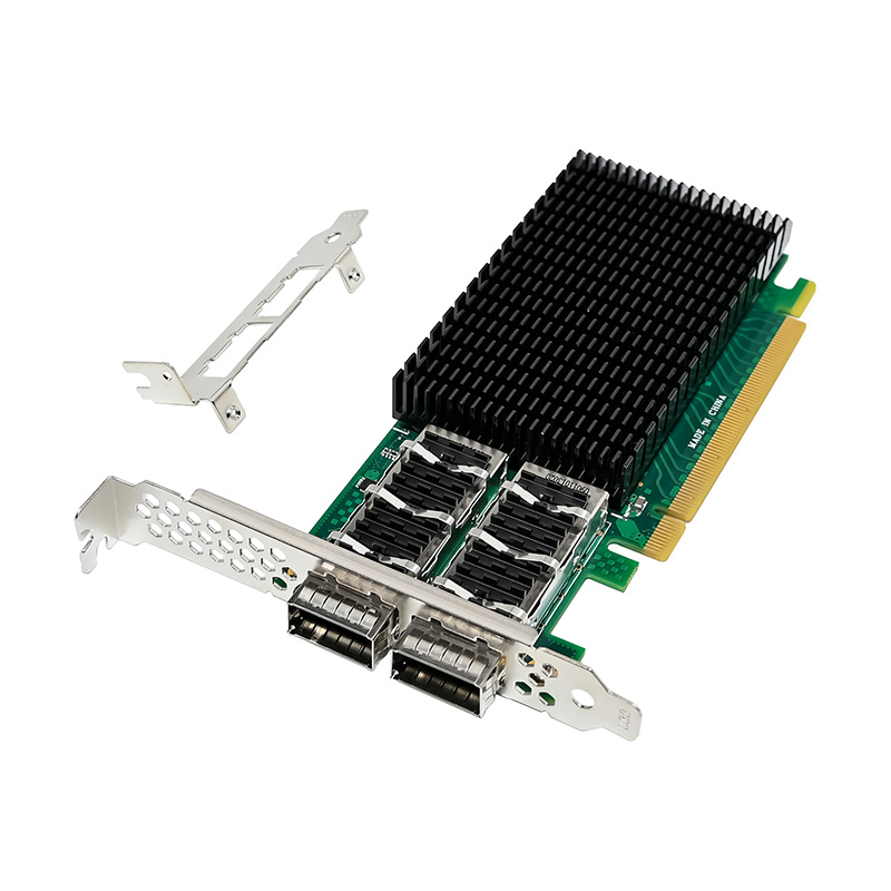 Dual Port 100GbE QSFP28 Fiber  - 100Gbe Qsfp28 Network Card review and price